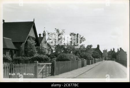 High Street, Elstow, Bedford, Bedfordshire, Bedfordshire, England. Stockfoto