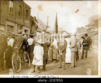 In der Nähe des Bahnhofs (London South Western Railway), Windsor, Slough, Berkshire, England. Stockfoto