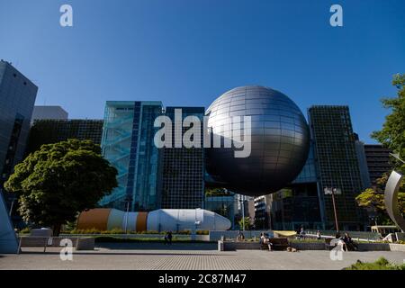 Nagoya, JAPAN - 29. APRIL 2016: Nagoya City Science Museum and Planetarium. Stockfoto