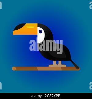 Toucan Icon Logo Stock Vektor
