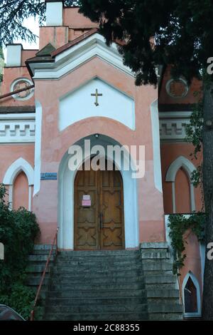 Krim, Jalta. Römisch-katholische Kirche der Unbefleckten Empfängnis der seligen Jungfrau Maria Stockfoto