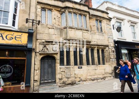 Das Tribunal, Glastonbury, Somerset, England, Vereinigtes Königreich. Stockfoto