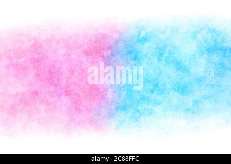 Bunte Regenbogen abstrakt auf natürliche Sommer Aquarell Hand malen Hintergrund Stockfoto