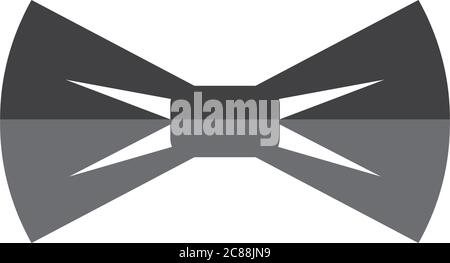 Krawatte Logo Vorlage Vektor Symbol Illustration Design Stock Vektor