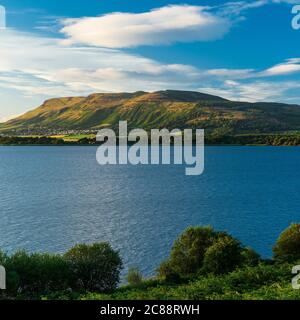 Dies ist Loch Leven in der Grafschaft Perth & Kinross, Schottland, Großbritannien Stockfoto