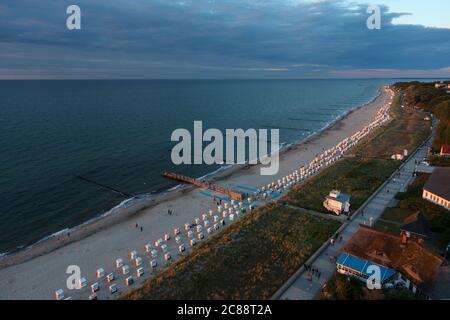 Kühlungsborn, ostseebad und Meer, mecklenburg-vorpommern, deutschland Stockfoto