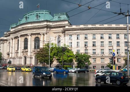 Universität St. Kliment Ohridski Sofia in Sofia, Bulgarien. Stockfoto