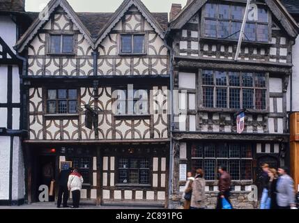 Garrick Inn und Harvard House Heimat von Katherine Rogers Mutter von John Harvard Gründer der Harvard University Stratford-upon-Avon, Warwickshire, England, Großbritannien Stockfoto