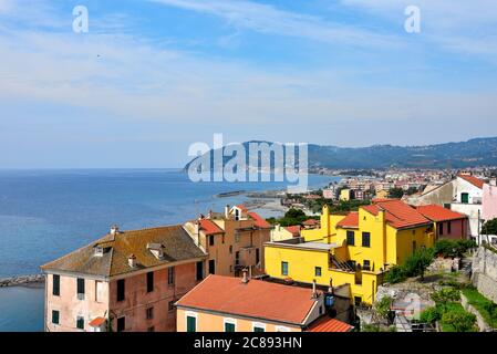 Blick auf cervo ligurischen Dorf in der Provinz imperia Italien Stockfoto