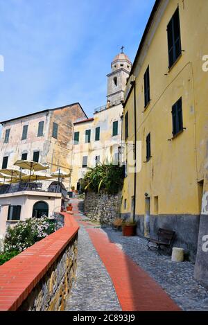 Blick auf cervo ligurischen Dorf in der Provinz imperia Italien Stockfoto