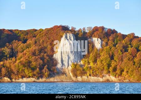 Insel Rügen Kreidefelsen bei Sonnenaufgang, Deutschland. Stockfoto