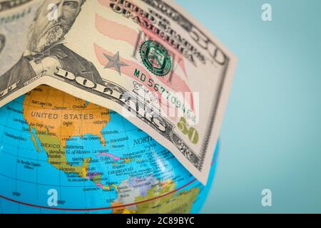 Nahaufnahme einer Erdbeerpflanze Stockfoto