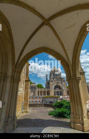 Mausoleum´s Pragfriedhof oder Pragfriedhof, Landeshauptstadt Stuttgart, Baden-Württemberg, Süddeutschland, Europa Stockfoto