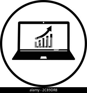 Webanalyse, Symbol für Verbesserungen. Perfekt für die Gestaltung und Entwicklung von Websites, Präsentationen, Stock-Bilder, Werbematerialien, Illustration Stock Vektor