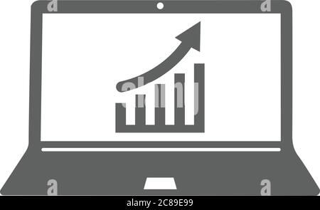 Webanalyse, Symbol für Verbesserungen. Perfekt für die Gestaltung und Entwicklung von Websites, Präsentationen, Stock-Bilder, Werbematerialien, Illustration Stock Vektor