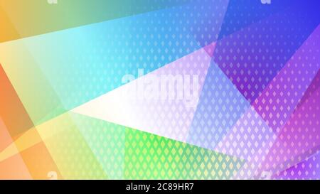 Abstrakter farbiger Hintergrund von Linien, Polygonen und Halbtonpunkten Stock Vektor