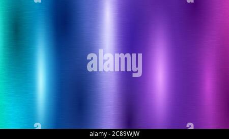 Abstrakter Hintergrund mit farbigen Metall-Textur Stock Vektor