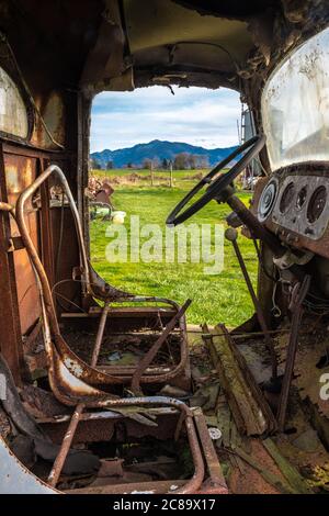 Old Vintage Truck irgendwo in Oregon Stockfoto