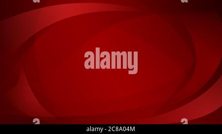 Abstrakter Hintergrund von sich überschneidenden gekrümmten Linien in roten Farben Stock Vektor