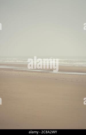 Sandstrand in Niederlande Stockfoto