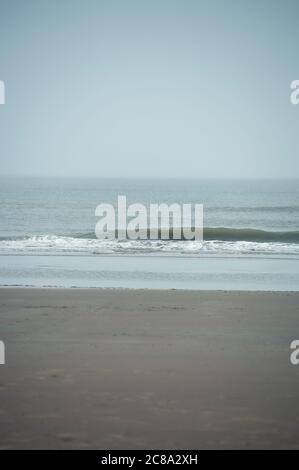 Sandstrand in Niederlande Stockfoto