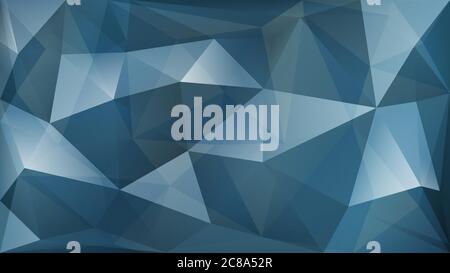 Abstrakter polygonaler Hintergrund vieler Dreiecke in grauen Farben Stock Vektor