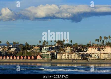 Oceanside Beach, San Diego County, Kalifornien, USA Stockfoto