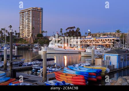 Oceanside Harbor Village, San Diego County, Kalifornien, USA Stockfoto