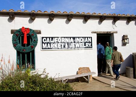 Kalifornischer Indischer Markt, Altstadt San Diego State Historic Park, Kalifornien, Usa Stockfoto