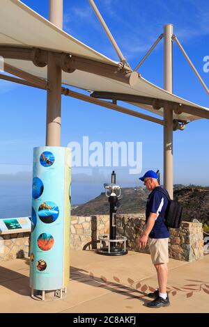 Wal-Aussichtspunkt in Cabrillo National Monument, Point Loma, San Diego, Kalifornien, USA, Nordamerika Stockfoto