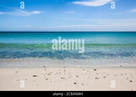 Der Golf von Kalifornien im Grand Sueno Resort als Welle ist gerade dabei zu brechen, BCS, Mexiko. Stockfoto