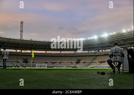 Turin. League Spiel Serie A Tim 2019/2020. Turin gegen Verona hinter verschlossenen Türen für den covid19 Notfall. Olympisches Stadion Im Bild: Stockfoto