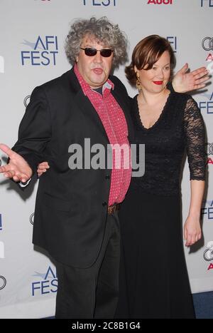 Jeff Dawd und Klaudia Kovacs präsentieren auf dem AFI FEST 2007 eine Vorführung von 'Smiley Face', die im AFI Fest Rooftop Village der Arclight Cinemas in Hollywood, CA, stattfand. Die Veranstaltung fand am Samstag, 10. November 2007 statt. Foto von: SBM / PictureLux - Aktenzeichen # 34006-10078SBMPLX Stockfoto