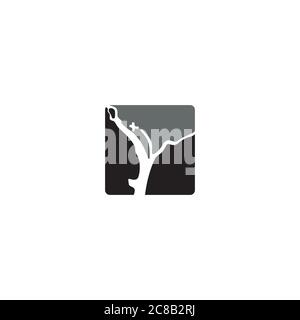 Ein einfaches abstraktes Logo / Icon Design Stock Vektor