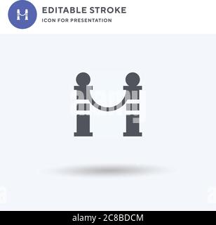 Samt-Symbolvektor, gefülltes flaches Schild, solides Piktogramm isoliert auf Weiß, Logo-Illustration. Samt-Symbol für die Präsentation. Stock Vektor