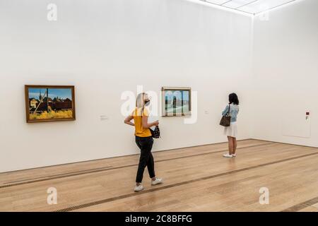 Edward Hopper Ausstellung in der Stiftung Beyerler in Riehen, Schweiz Stockfoto