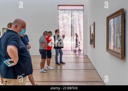 Edward Hopper Ausstellung in der Stiftung Beyerler in Riehen, Schweiz Stockfoto