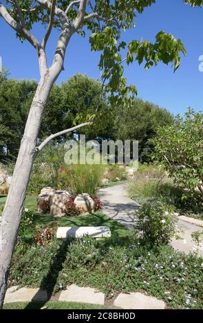 Culver City, California, USA 22. Juli 2020 EIN allgemeiner Blick auf die Atmosphäre des Hillside Memorial Parks in Culver City, Kalifornien, USA. Foto von Barry King/Alamy Stockfoto Stockfoto