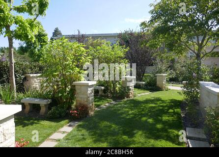 Culver City, California, USA 22. Juli 2020 EIN allgemeiner Blick auf die Atmosphäre des Hillside Memorial Parks in Culver City, Kalifornien, USA. Foto von Barry King/Alamy Stockfoto Stockfoto