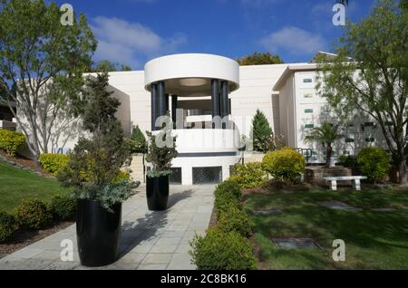 Culver City, California, USA 22. Juli 2020 EIN allgemeiner Blick auf die Atmosphäre des Hillside Memorial Parks in Culver City, Kalifornien, USA. Foto von Barry King/Alamy Stockfoto Stockfoto