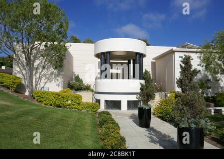 Culver City, California, USA 22. Juli 2020 EIN allgemeiner Blick auf die Atmosphäre des Hillside Memorial Parks in Culver City, Kalifornien, USA. Foto von Barry King/Alamy Stockfoto Stockfoto