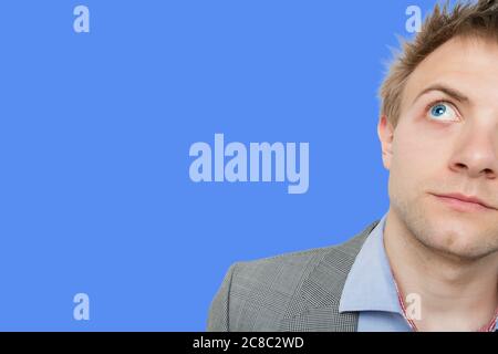Beschnittenes Bild eines jungen Geschäftsmannes Stockfoto