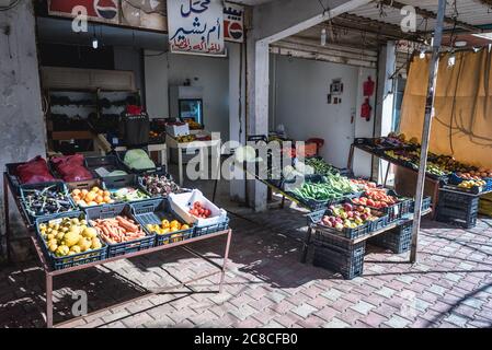 Greengrocery in Sin el Fil Vorort östlich von Beirut im Matn Bezirk des Mount Libanon Governorate, Libanon Stockfoto