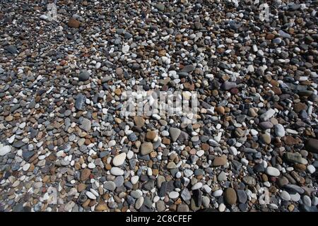 Bilder von Küstenerosion und Siedlungen entlang der Küste des Ostens Reiten von Yorkshire von Aldbrough nach Süden bis zur Spitze von Spurn Head. Stockfoto