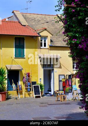 Blick auf cervo ligurischen Dorf in der Provinz imperia Italien Stockfoto