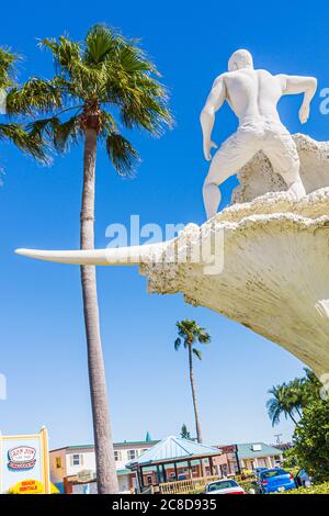 Cocoa Beach Florida, Ron Jon Surf Shop, Einzelhandel, Geschäft, Geschäfte, Geschäfte, Bezirk, Surf-Thema, Surfen, Surfbrett, Ausrüstung, Strände, Sport, Lifestyle, im Stockfoto