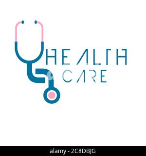 Healthcare Illustration Vektor Logo Design Medizin und Krankenhaus Symbole schöne Gesundheitswesen Symbole Logo und Symbol. Stock Vektor