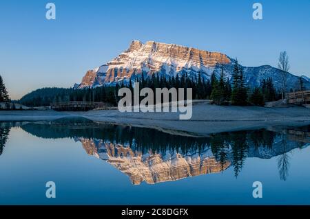 Mount Rundle, Banff National Park, Alberta, Kanada Stockfoto