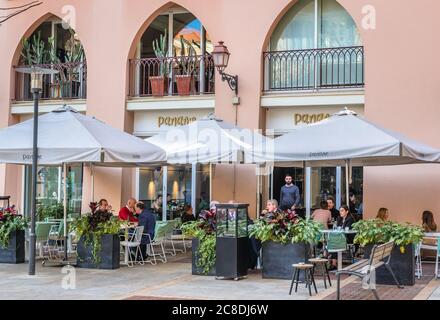 Paname französische Küche Restaurant in Saifi Village Wohngebiet gehobenen Nachbarschaft in Beirut, Libanon Stockfoto