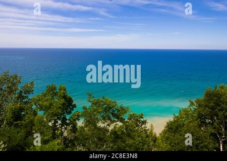 Inspiration Point, Arcadia, Michigan Stockfoto